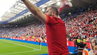 Mo Salah Penalty Charity Shield v Man City for 2 - 1 Crazy atmosphere Celebrations