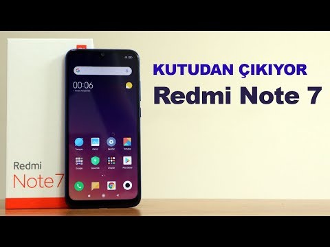 Redmi Note 7 kutudan çıkıyor!