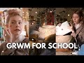 Get ready with me for school  high school morning routine