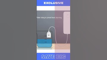 Tuya Smart Flood Leakage Sensor Remote Monitor WiFi Water Overflow Level Detector Water Leak Sens...