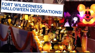 Disney's Fort Wilderness Halloween Decorations || Quick Tour!