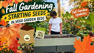 Planting My Fall Garden in Vego Raised Beds 🍂 Kale, Collards & More