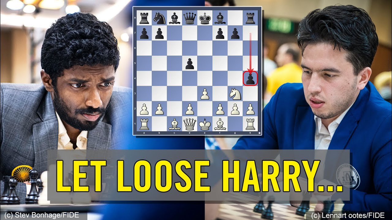 Let loose Harry... | Jakhongir Vakhidov vs Adhiban Baskaran | Chess Olympiad Chennai 2022