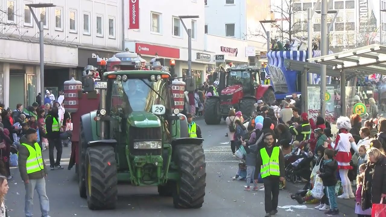 Veilchendienstagszug Mönchengladbach 04.03.2025 Teil 3/6 Hindenburgstraße