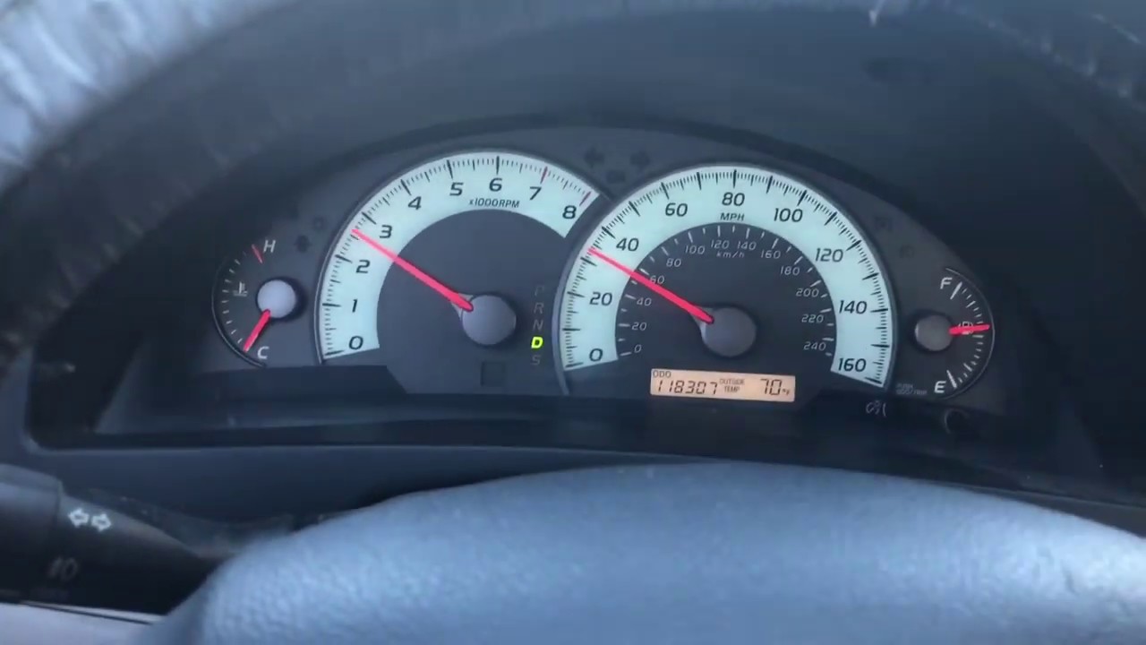 2007 Toyota Camry Maintenance Required Light Flashing Shelly Lighting