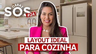 MELHOR LAYOUT PARA COZINHA? S.O.S OBRAS #24