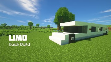 Limousine - A Minecraft Build In Minutes