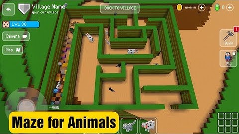 Maze for Animals - Block Craft 3d: Building Simulator Games for Free
