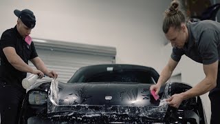 Porsche Taycan Suntek Matte Ppf Wrap