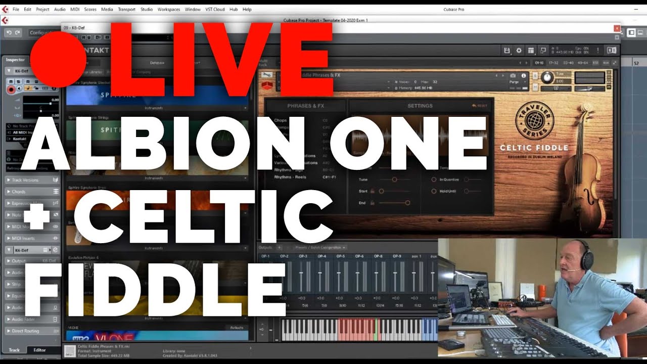 Livestream - Spitfire Audio's Albion One and a great Celtic Fiddle Library