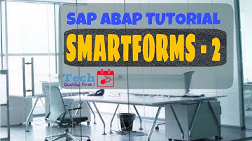 8. SAP ABAP - Smartforms - Part 2 - Free Tutorials