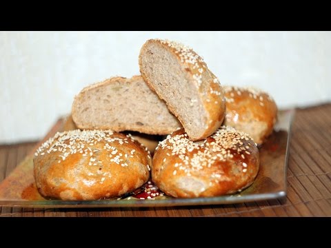 Видео рецепт Ржаные булочки с луком в хлебопечке