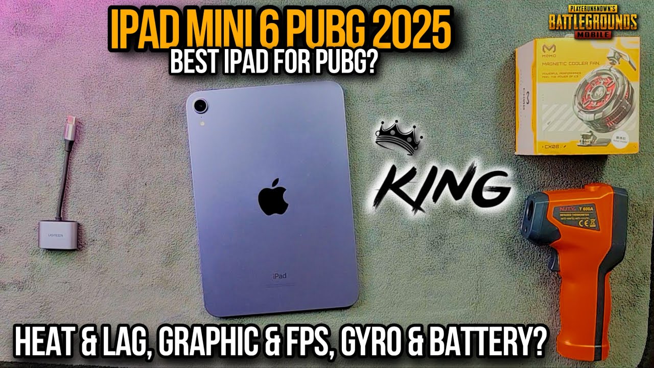 iPad Mini 6 Pubg Test 2025 | Price | Graphics & Fps | Heat & Lag ...