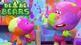 Be Be Bears 🐻🐨 Art Day 🎨 Episodes Collection ⭐ Moolt Kids Toons Happy Bear