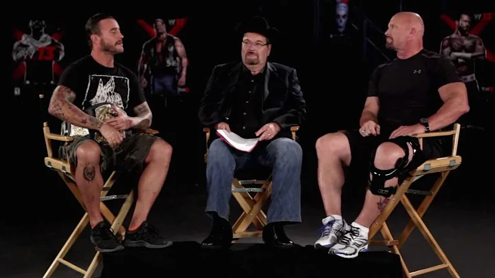 WWE '13 - Sit down with Jim Ross, Stone Cold Steve Austin and CM Punk