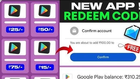 FREE REDEEM CODE (Earnzy App)| FREE REDEEM CODE APP 2025 | FREE GOOGLE PLAY REDEEM CODE