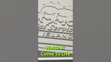 Watch This CNC Cut Come to Life! 💨 #Signage #cnc #HDU #cncrouter