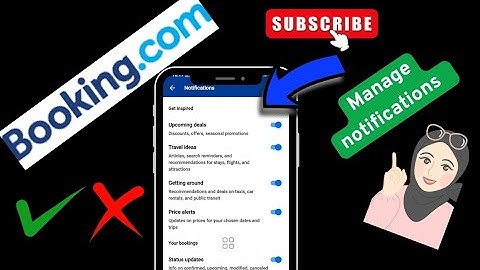 How To Manage Notifications on Booking.com | notifications |Booking.com Notifications Setup