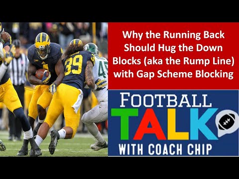 Why the Running Back Should Hug the Down Blocks (aka the Rump Line