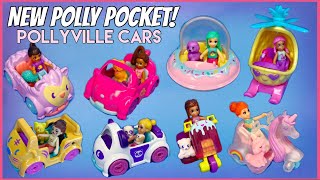 2023 Polly Pocket | Polly Cars! | Popsicle, Pineapple, Unicorn, Panda, Hedgehog, Cat, Tiger, & Donut