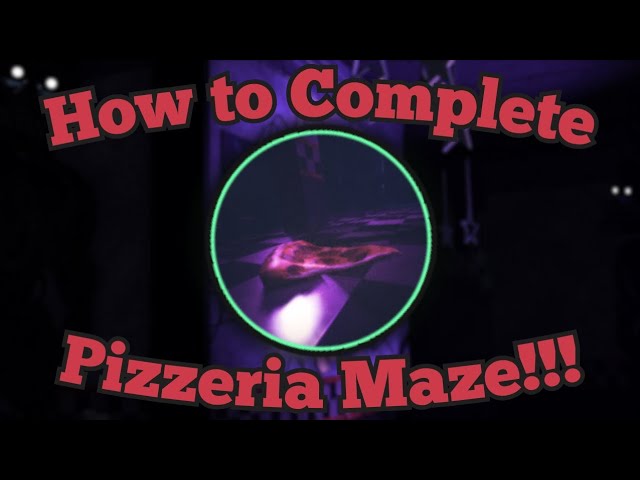 Forgotten Memories - The Pizzeria - Maze Mode - Full Walkthrough - Roblox 