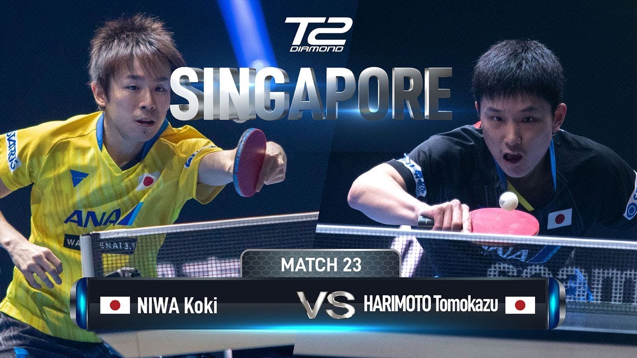 Koki Niwa vs Tomokazu Harimoto | T2 Diamond 2019 Singapore QF