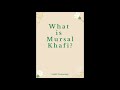 What is Mursal Khafi? Hadith Terminology.