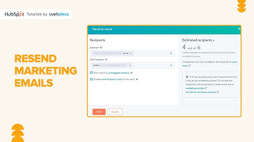 How to resend marketing emails in HubSpot
