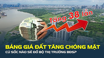 Bảng giá đất TĂNG CHÓNG MẶT, cú sốc lớn nào sẽ đổ bộ vào thị trường bất động sản? | CafeLand