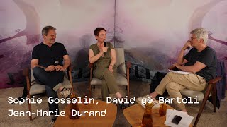 S'inspirer, respirer avec Sophie Gosselin et David gé Bartoli, animé par Jean-Marie Durand