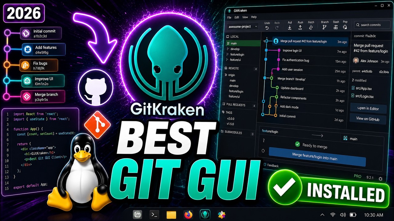How To Install GitKraken On Linux 2026 Guide YouTube how-to-install-gitkraken-on-linux-2026-guide-youtube