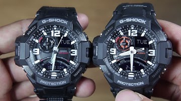 CASIO G-SHOCK GRAVITYMASTER GA-1000FC-1A VS G-SHOCK GA-1000-1A