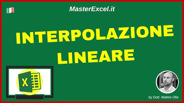 MasterExcel.it - Tutorial come eseguire una Interpolazione Lineare su Excel! Interpola i tuoi dati!