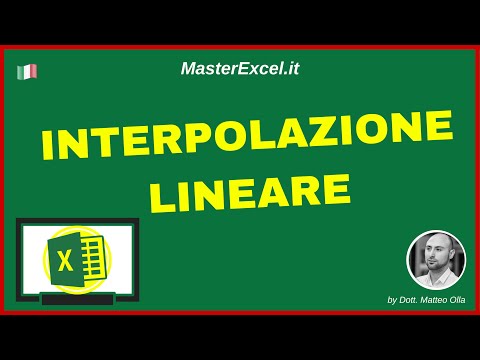 MasterExcel.it - Tutorial come eseguire una Interpolazione Lineare su Excel! Interpola i tuoi dati!