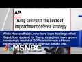 AP: White House Fearful Of GOP Defections During Impeachment Vote | Hardball | MSNBC