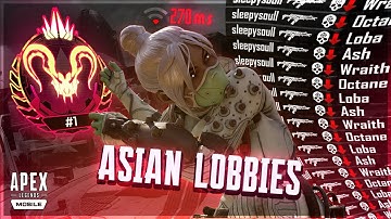 Asian Lobbies Vs #1 Controller Player (Apex Legends Mobile)