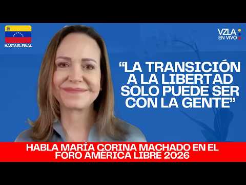 🇻🇪 🚨 URGENT | MARÍA CORINA MACHADO SPEAKS TODAY: “THE TRANSITION WILL BE WITH THE PEOPLE” #VENEZUELA
