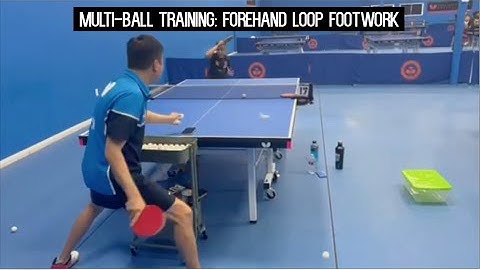 Butterfly Training Tips with Steve Moreno - Forehand Loop Footwork