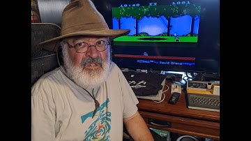 Atari 800 - Pitfall! - 8bit Retro Vintage Video Game - Retrogaming - Fedora Snake Scorpion - Gaming