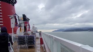 "Disney Wonder" • Stateroom & Sail Away Vancouver, Canada • Alaska Cruise • May 21, 2012