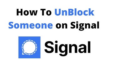 How to Unblock Someone on Signal App