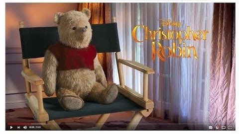 Winnie-the-Pooh & Pals talked about Christopher Robin - Interview