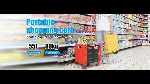 Review! How To Use Foldable Utility Cart Rolling Crate?