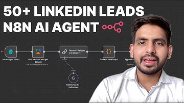 I Scraped 50+ LinkedIn Leads in 20 Minutes (n8n AI Agent)