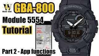 GBA-800 tutorial - part II - App functions of the module 5554 screenshot 5
