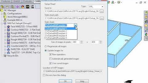 CAMWorks Tutorials by SolidProfessor  - Creating Setup Sheets