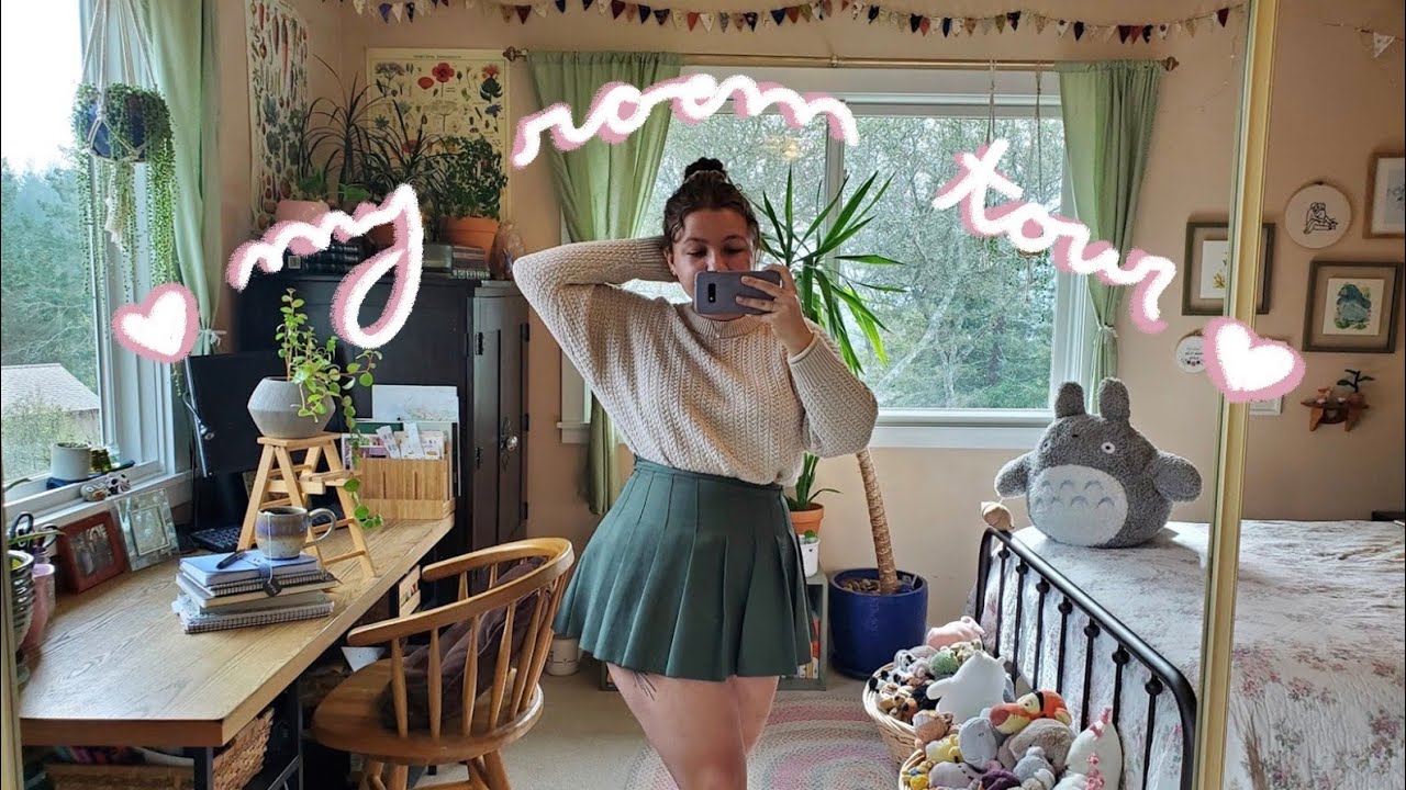 my cozy bedroom tour 📖☕ ~academia ghibli vibes~