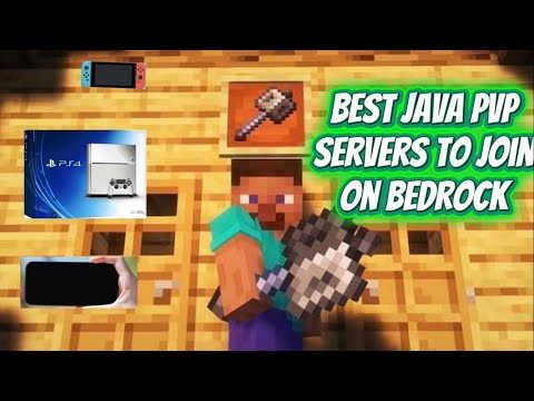 Best Minecraft Java PvP Servers for Bedrock  (Mobile and console supported)