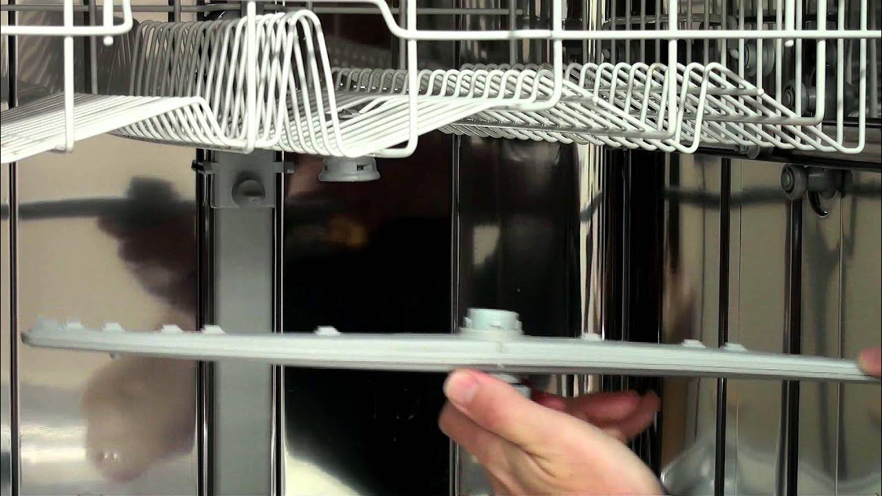 How to clean and replace Dishwasher Spray Arms YouTube