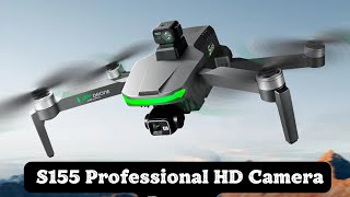 S155 Professional Hd Camera Drone With 3-Axis Gimbal & Gps Obstacle Avoidance